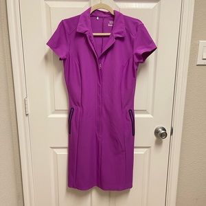 Nike Golf Purple Zip Front Dress